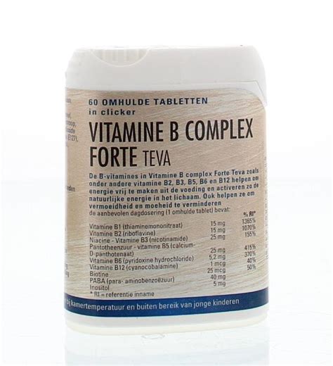 Vitamine B Complex Forte Tablet Clicker Teva