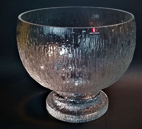 Curtains, slipcovers, lamps, fans, valances, fireplaces, mirrors Iittala Kekkerit Finnish Art Glass Bowl Vintage MCM ...