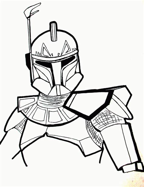 Printable Clone Trooper Coloring Pages Coloring Pages