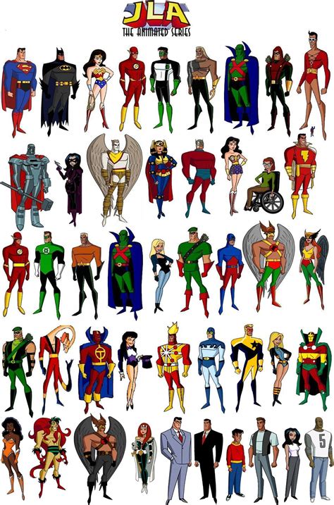 Jlu Animated Dc Comics Artwork Comics Superhero Characters