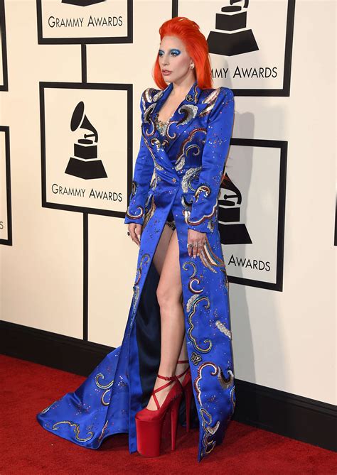 Lady Gaga 58th Annual Grammy Awards In Los Angeles Gotceleb