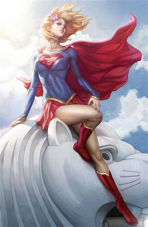 Supergirl By Stanley Lau Artgerm Dc Comics Art Dc Comics Characters Comic Art