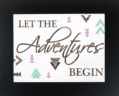 Let The Adventures Begin Pink Teal Arrows Ss9873 And So The Adventure