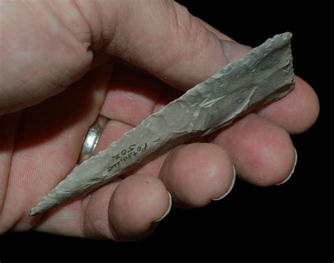 archaic knife texas authentic indian arrowhead artifact collectible relic ebay