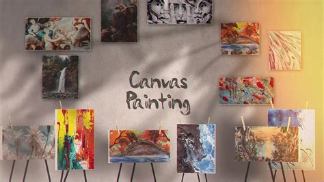 Canvas is a photorealistic logo reveal designed with an artistic mood in mind. Canvas Painting Gallery: After effects template - YouTube