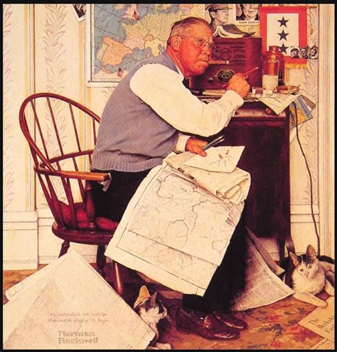 Blue Sky Gis Maps In Comics Norman Rockwell Maps
