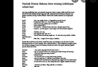 Berikut Kelebihan Naskah Drama Bahasa Jawa Dibanding Bahasa Lainnya - Ourmesa Neighborhood