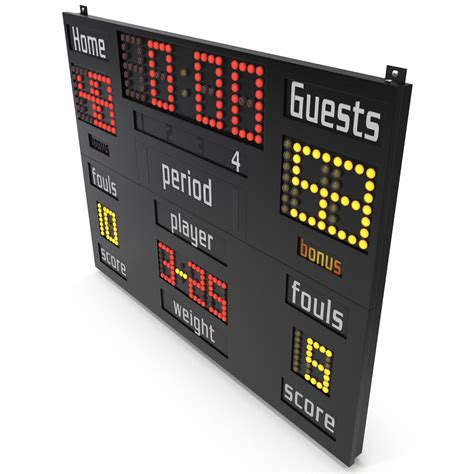 Basketball Scoreboard Obj