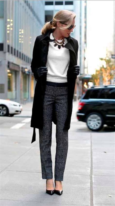 37 Work Outfits For Winter To Shine On Gloomy Days Work Outfits Women