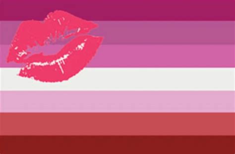 Lgbtq Lipstick Lesbian Pride Flag 3x5 With Grommets