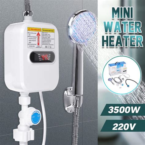 Buy 3500w 220v Electric Hot Water Heater Waterproof Household Instant