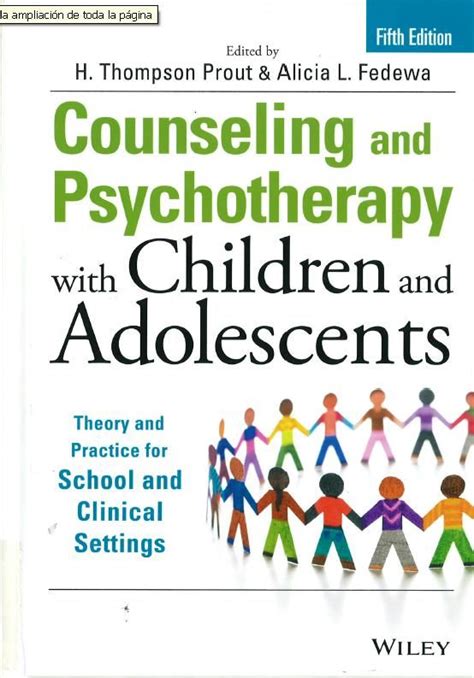 Counseling And Psychotherapy With Children And Adolescents Theory And