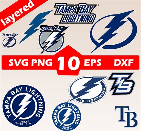 Tampa Bay Lightning Svg Logo Etsy