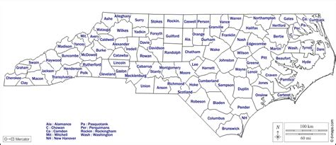 North Carolina Free Map Free Blank Map Free Outline Map Free Base