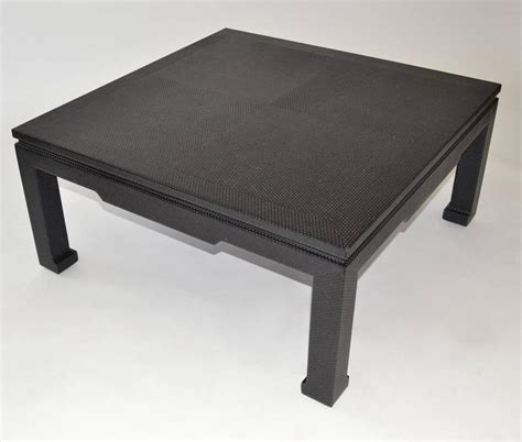 70's karl springer style large pine wood coffee table with glass top. Signed Karl Springer Coffee Table For Sale at 1stDibs