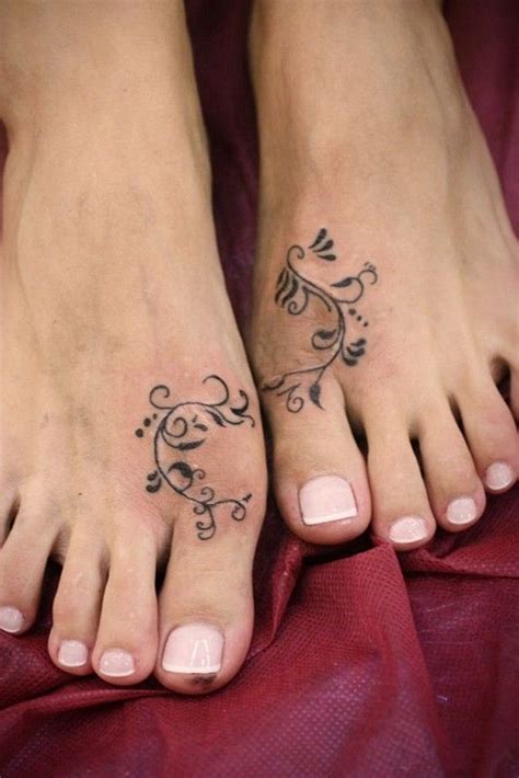 Interesting Simple Painted Foot Tattoo Fazer Uma Tatuagem Tatuagens