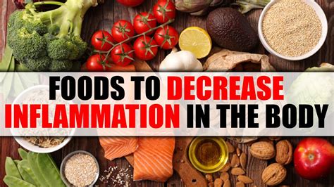 Foods To Decrease Inflammation In The Body Nutrition Facts Youtube