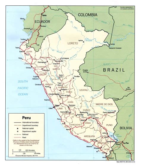 Mapa De Perú