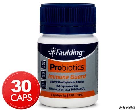 Faulding Probiotics Immune Guard 30 Caps Au