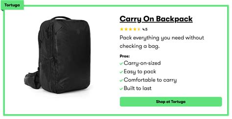 Carry On Backpacks How To Choose The Best One Tortuga