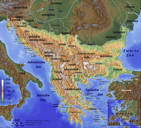 Met duidelijke legenda, schaalbalk en miniatuur overzichtskaart van europa. Balkan (schiereiland) - Wikipedia