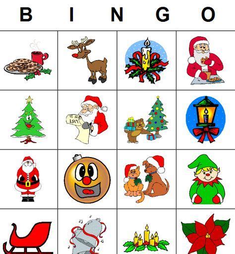 Free Printable Christmas Bingo Christmas Bingo Christmas Bingo Game