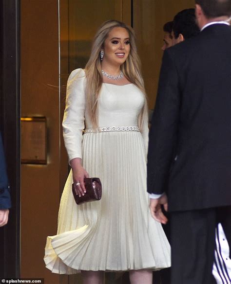 Tiffany Trump Attends Garden Party At Winfield House Daily Mail Online