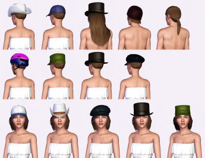 Sims Base Game Hair Retexture Replacement No HQ Tumbex