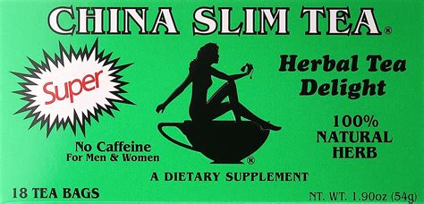 China Slim Tea Super Slim Dieters Delight All Natural 18 Tea Bags