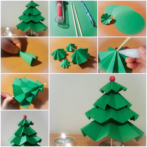 How To Make Simple Paper Christmas Trees Step By Step Diy Tutorial