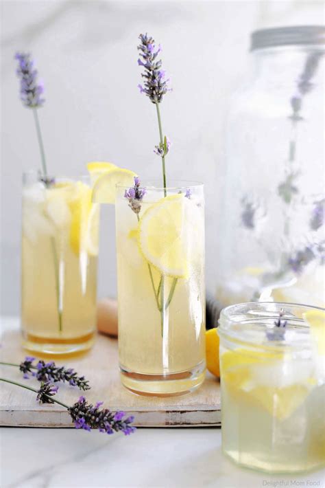 Meyer Lemon Lavender Lemonade Delightful Mom Food