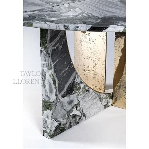 Artisan Cast Bronze And Marble Round Table Taylor Llorente Furniture