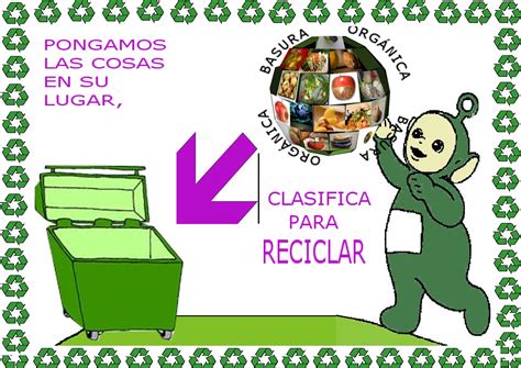 Informática en cuarto: Cartel de reciclaje con Gimp