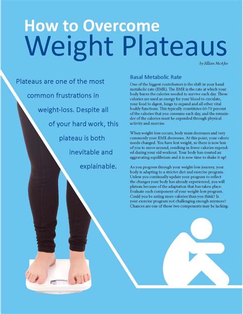 How To Overcome Weight Plateaus Obesity Action Coalition
