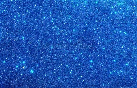Blue Glitter Stars Sparkle Background Vibrant Bright Blue Glitter