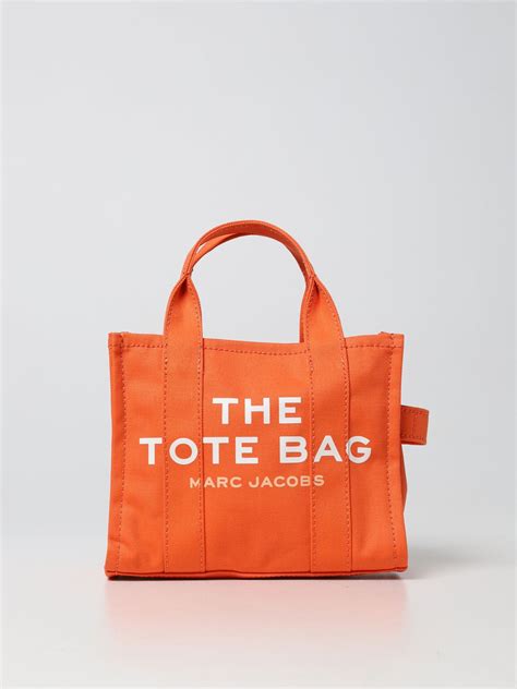 Marc Jacobs Canvas Handbag Orange Marc Jacobs Tote Bags M