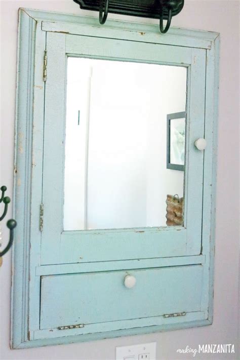 Farmhouse Medicine Cabinet With Mirror A Perfect Blend Of