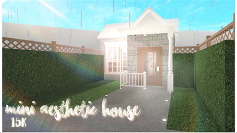 Mini Aesthetic House Value15kbloxburg Speed Buildmaphieee Youtube