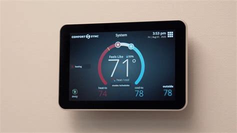 New Comfort Sync A3 Ultra Smart Thermostat Youtube
