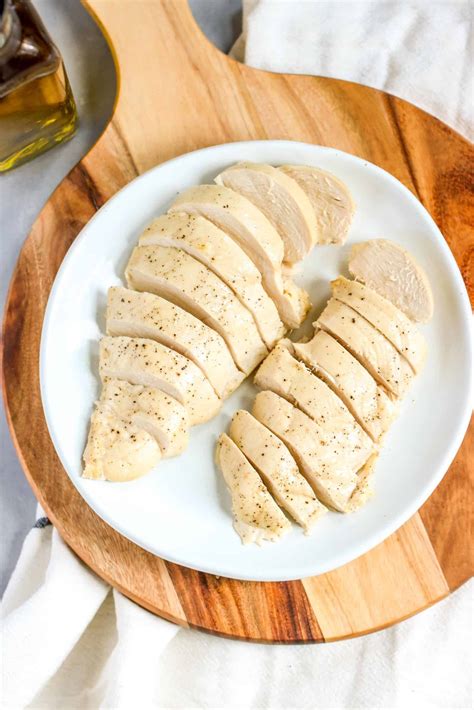 Bake, uncovered, about 45 minutes, or until internal temperature of chicken reaches 165 degrees. Easy Baked Chicken Breast | The Culinary Compass