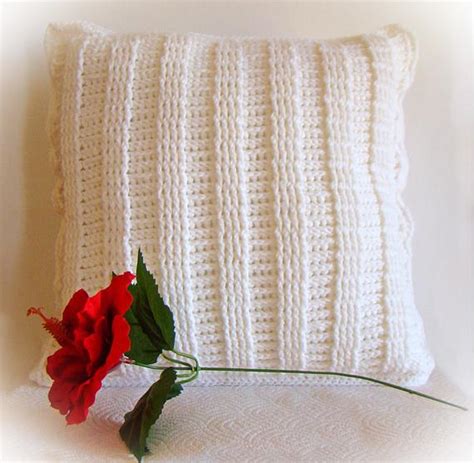 If you have been wondering how to crochet the cable stitch in a best possible way, then you've come to the right place. Crochet Decorative Pillow Cover Soft White by ...