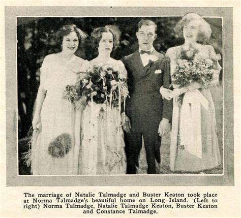 Marriage Of Buster Keaton And Natalie Talmadge In 1923 Wi Flickr