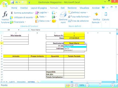 Finestre excel | vuoi scoprire come lavorare con le finestre per visualizzare due fogli contemporaneamente nella stessa schermata? Gestione Magazzino Excel, Fatture in Automatico - YouTube