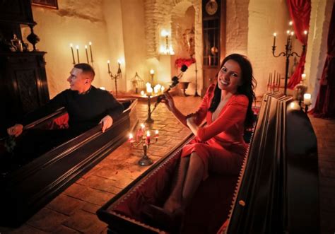Photos Spending Halloween Night In A Coffin At Draculas Transylvania Castle The Denver Post