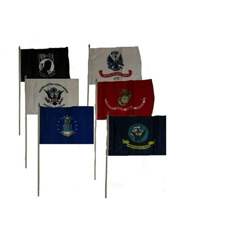 12x18 Military 5 Branches Army Navy Marines Air Force Coast Guard And