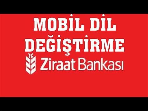 Ziraat Mobil Dil De I Tirme Youtube