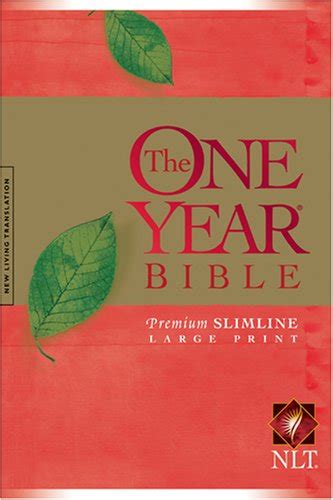 the one year bible nlt premium slimline large print edition 9781414312453 abebooks