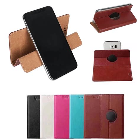 Universal Phone Case For Samsung Galaxy S8 S9 S7 S6 Edge Pu Leather