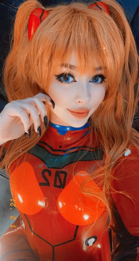 asuka langley from evangelion by purple bitch latexcosplay