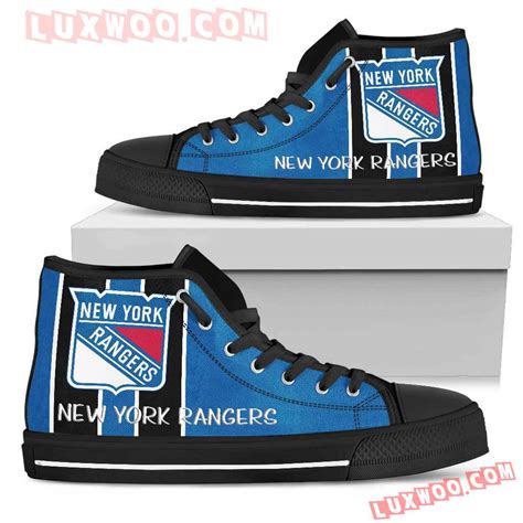 Steaky Trending Fashion Sporty New York Rangers High Top Shoes